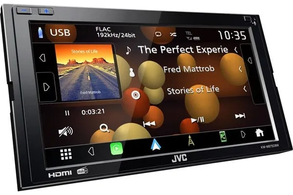 JVC KW-M875DBW car media receiver