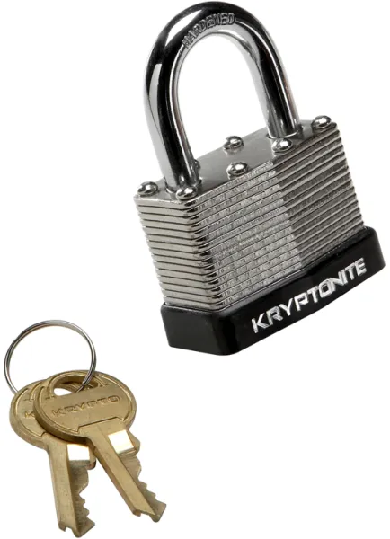 Kryptonite Padlock - Hængelås med nøgle - Hærdet stål - 44mm
