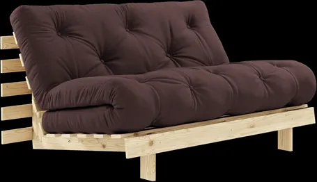 Karup Design Roots Sovesofa M. Madras 140x200 715 Brown/Fyrretræ